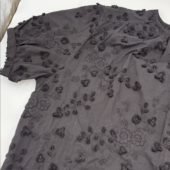 & Other Stories Oversized Puff-Sleeve Blouse in Black - Picture 3 of 7